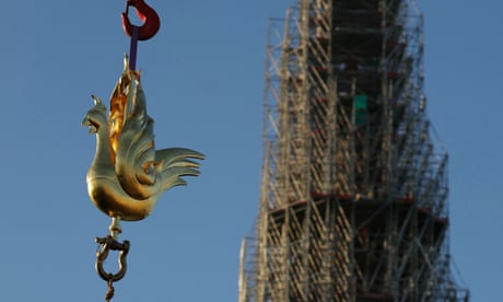 New Notre Dame rooster marks pivotal moment in cathedral’s restoration