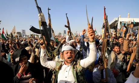 Middle East crisis live: Houthis say US strikes will have no impact on their Red Sea attacks