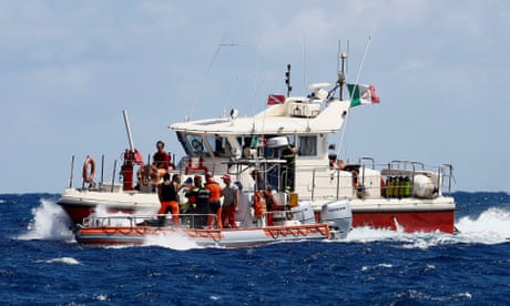 Sicily yacht sinking: diving teams attempt to access stern and say huge volume of water entered Bayesian in short time in storm – live