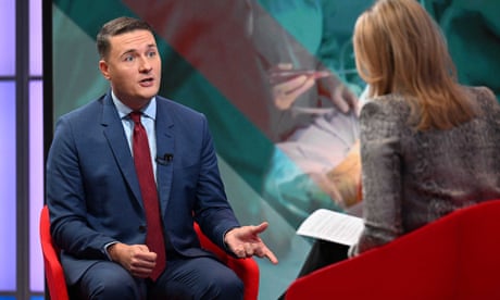 Wes Streeting denies ‘dystopian future’ over weight-loss jabs for unemployed