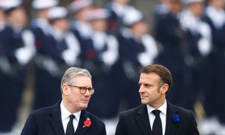 Starmer joins Macron on Armistice Day in Paris to show European solidarity