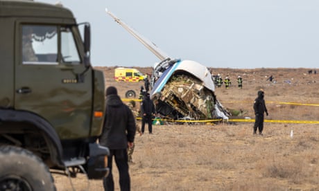 Russia seeks to play down speculation over Azerbaijan Airlines crash