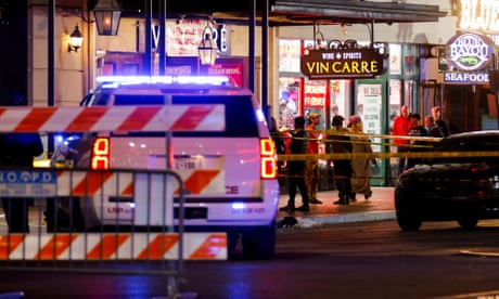 New Orleans: local authorities say they believe ‘multiple people are involved’ in attack – latest updates