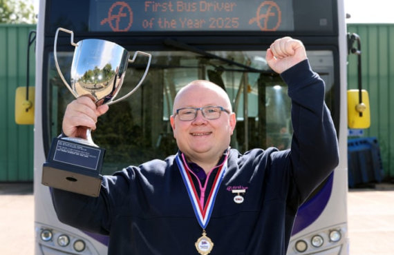 ‘It is a dream come true!’ Meet Britain’s bus driver of the year – and six other unsung heroes