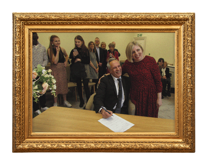 My favourite family photo: ‘I bucketed 30 years of tears that day – then smiled my smiliest smile’