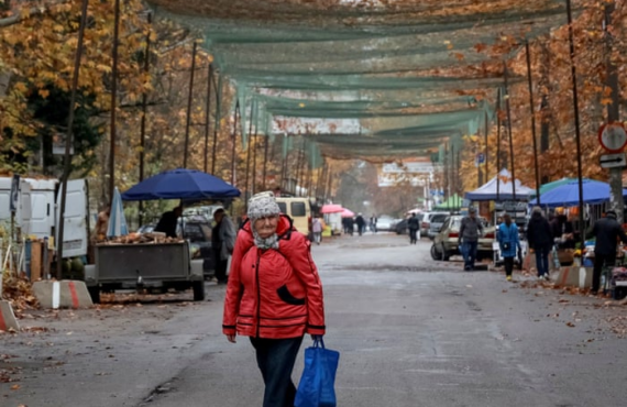 ‘It’s not just about surviving’: the Ukrainian frontline city where life goes on under cover